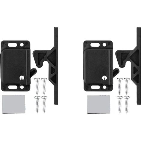 Serrure à Poussoir ABS pour Meuble pour camping-car 26mm Serrure(1 screw with glue) (1/5)