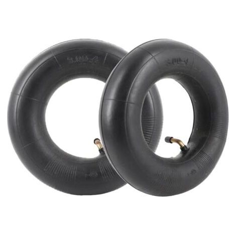 NALOOKAMIC  Pack de 2 Chambres à Air Valve TR87 pour Diable Chariot Brouette Dimensions 3.00-4 10X3 260X85 Noir