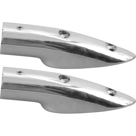 Terminali per corrimano, terminali per ringhiere nautiche, terminali per ringhiere da 22 mm, terminali per ringhiere in acciaio inossidabile (1/5)