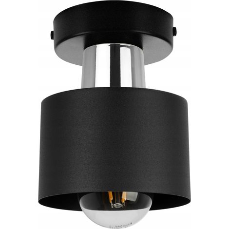 LAMPADA DA SOFFITTO, LAMPADA DA PARETE, PLAFONE, PARALUME, LED NERO (1/5)