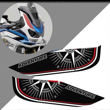 Protections latérales de réservoir pour Honda CRF1100/CRF 1100 L Adventure Adv (kit d'autocollants et de protections pour visière) - Modèles 2019, 2020, 2021 et 2022 (1/5)