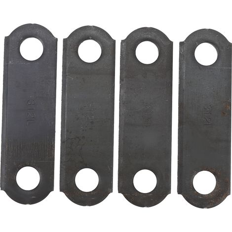Liens de sangle à ressort de remorque, 4 pièces, 3 1/8 pouces de longueur, en acier robuste pour feuille à Double œil (1/5)