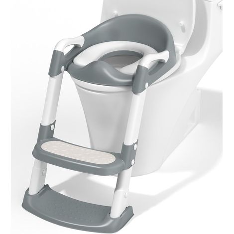 Reducteur Toilette Enfant avec Marche,Rehausseur Toilette Enfant (1/5)