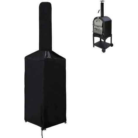 Housse pour Four À Pizza, Bâche de Protection pour Four À Pizza Extérieur Patio de Jardin Extérieur Housse de Rangement pour Four de Gril de Protection Étanche et Résistante Parfait,6545107165cm (1/5)