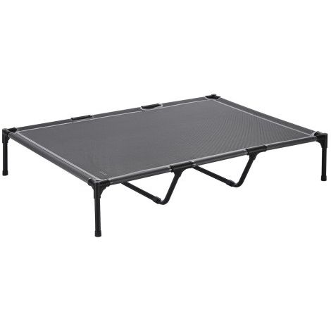 Cama Elevada para Perros 1220 x 910 x 230 mm Estructura de Metal Malla Transpirable Cama para Mascotas Portátil Carga de 60 kg para Mantener Frescas a las Mascotas Interior Exterior, Talla XL (1/5)