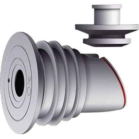 Joint d'étanchéité pour tuyau de vidange de machine à laver - Joint d'étanchéité anti-odeurs pour tuyau d'égout - Polyvalent et durable en silicone (1/5)