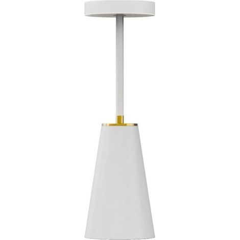 Lampe de table LED sans fil à intensité variable, étanche IP54, 3 températures de couleur, commande tactile, métal + boîtier en PC, pour l'intérieur et l'extérieur, table à manger, table