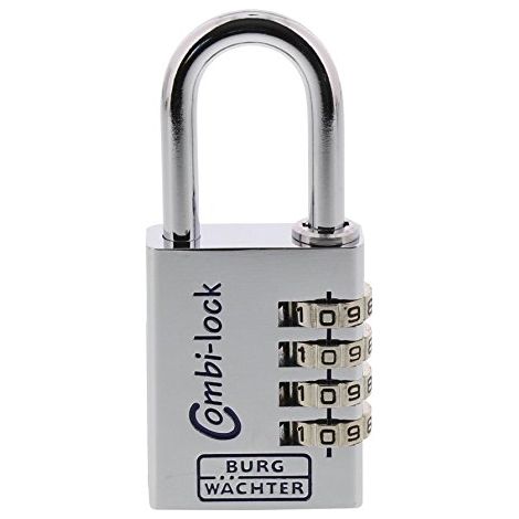 Numero lucchetto Combi Lock 90 Corpo serratura cromata-L.40mm alluminio (Per 5) (1/4)