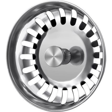 Bonde à panier 78 mm avec tige de levage 50 x 78 mm 24 fentes compatible avec Blanco pour soupape (1/5)