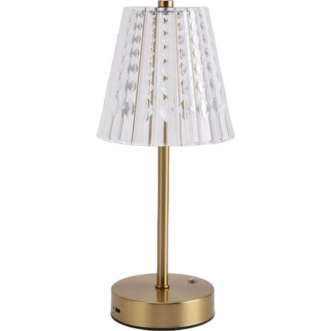 Domary Lampe de Table en Cristal Vintage Chevet élégante Bureau à (1/5)