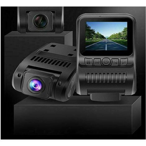 Dashcam 1080p Front and Rear 【New Version】 170 Degree Wide Angle Supercapacitor Dash Cam Car Camera with Motion Detection, G-sensor, Recording, Black (1/4)