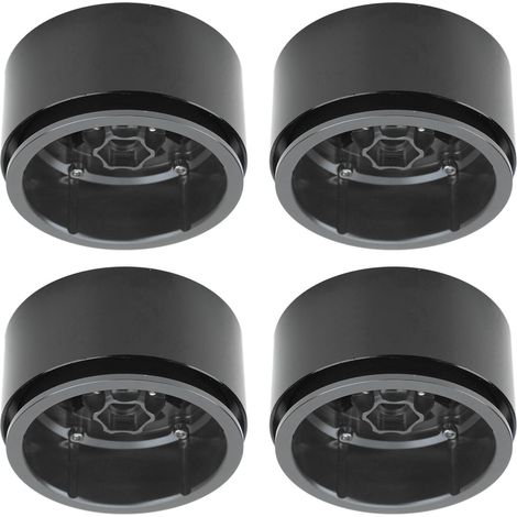 4 Pièces Jantes Alliage Aluminium 2,2" pour RC Crawler 1/10 - Style Titane (1/5)