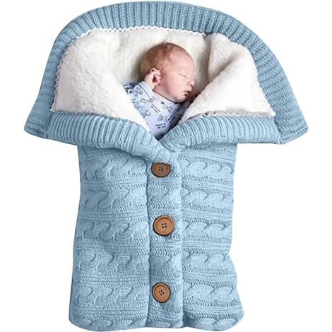 Copriauto invernale, unisex, per neonato, in pile morbido e spesso, per passeggino, accessorio per neonato (1/4)