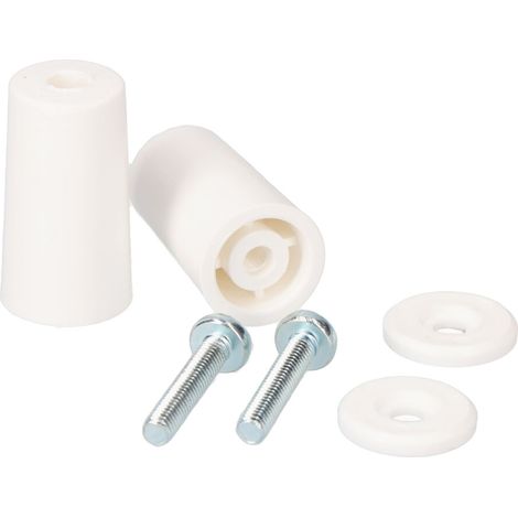 Blindstopper weiß, 40mm lang, 2 Stk. im Blister 85286