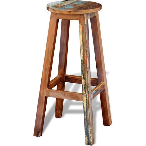 Maison Exclusive - Barhocker Altholz Massiv (1/5)