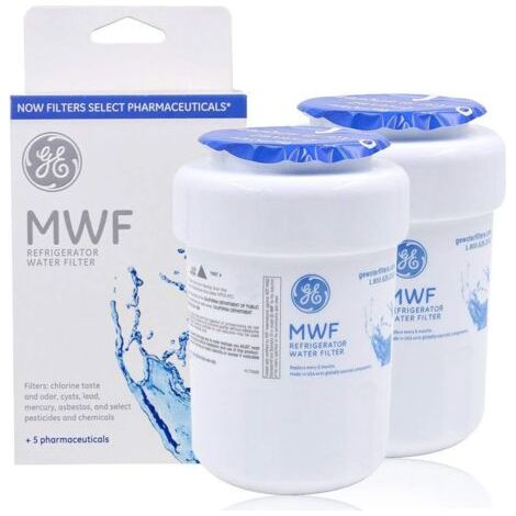 Filtre à eau de rechange pour réfrigérateurs MWF, MWFA, MWFP, GWF, GWFA, Kenmore 9991, 46-9991, 469991, lot de 2 (1/4)