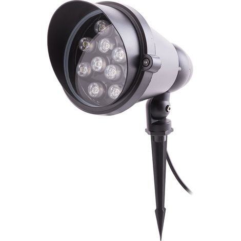 Greenice – Spot de jardin LED 12W SLCPD1512WW – 1100Lm – lumière blanche 4000K – IP65 – angle d'ouverture 60º – corps en aluminium