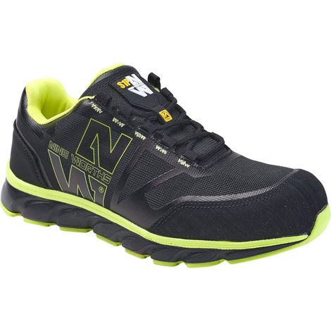 JUSTIN CHAUSSURES BASSES DE SÉCURITÉ 7073 Noir , Jaune fluo 42 (1/5)