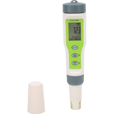 Compteur EC numérique avec Mesure de la température et Affichage rétroéclairé Stylo de Test de pH Multifonction OW9902 et testeur d'acidité pour l'industrie de la Fabrication (1/5)