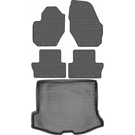 Volvo V60 I Kombi (2011–2018) – SET: Gummifußmatten + Kofferraummatte (1/5)