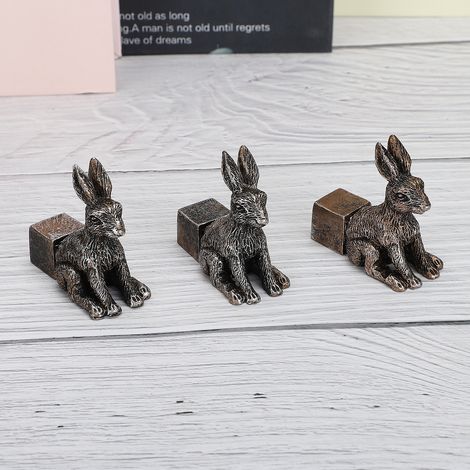 Set de 3 cales pour pot de fleurs lapin, surélevées, aérées, anti-pourriture des racines, jardinage domestique. (1/5)