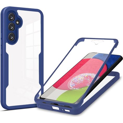 Coque pour Xiaomi Poco X8 Pro Max, Protection D'écran Intégrée Housse Antichoc Militaire Double Face, Case Bumper Anti-Rayures en Silicone Transparent à 360°, Bleu (1/5)