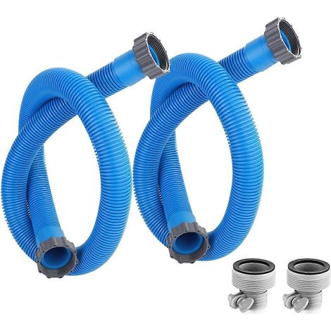 2 Stück 1,5 Zoll x 59 Zoll Poolschläuche für Aufstellpools