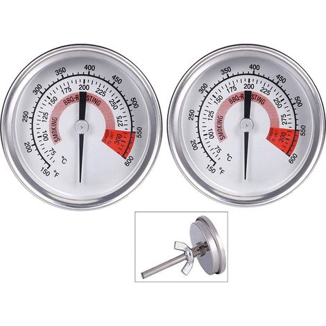 Thermomètre de cuisson pour viande BBQ, 2 pièces, sonde alimentaire numérique avec affichage instantané, idéal pour grillades, four et fumoir. (1/5)