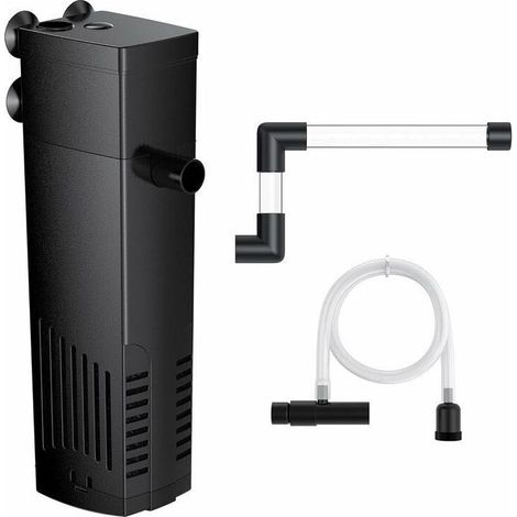 Filtre Intérieur Aquarium, Pompes et Filtres pour Aquarium d&39eau Douce ou d&39eau Salée, Aquarium Tortue, 20 à 40L (1/5)