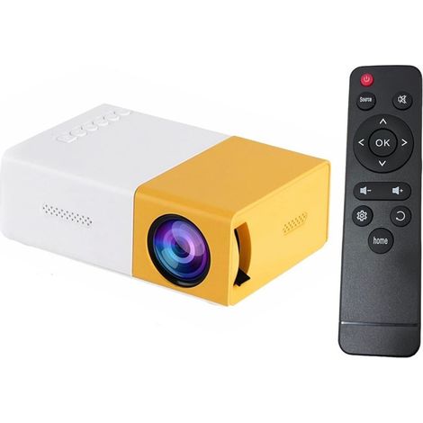 TrAdE Shop Traesio - Mini Proiettore Portatile Hd Led Videoproiettore Home Cinema Tv Hd/av/usb/audio - (1/5)