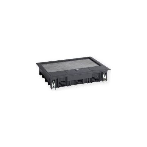 Boîte de sol TerCia BDS-C45 18 modules prof encastrement 80mm Dim 272x219mm Gris IBOCCO B45414