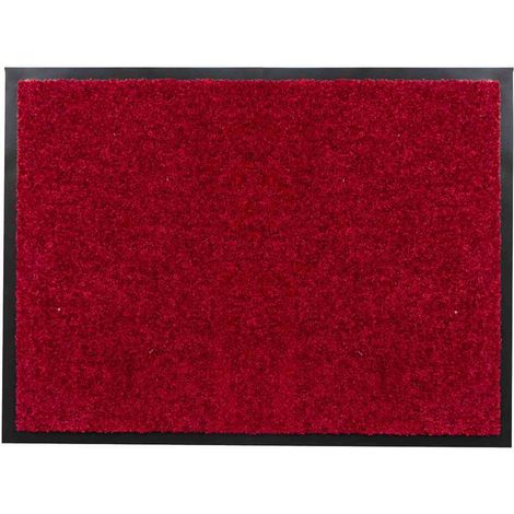 Fußmatte Twine 60x80cm rot Schmutzfangmatte Fußabtreter Haushalt Matte TOP NEU (1/4)