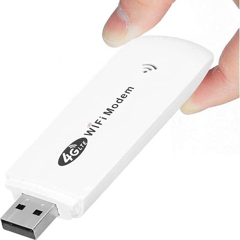Dongle Modem WiFi 4G LTE - 1 Unité - Fente Micro SIM - Routeur USB Portable - Pour Voiture Et PC - Noir (1/5)