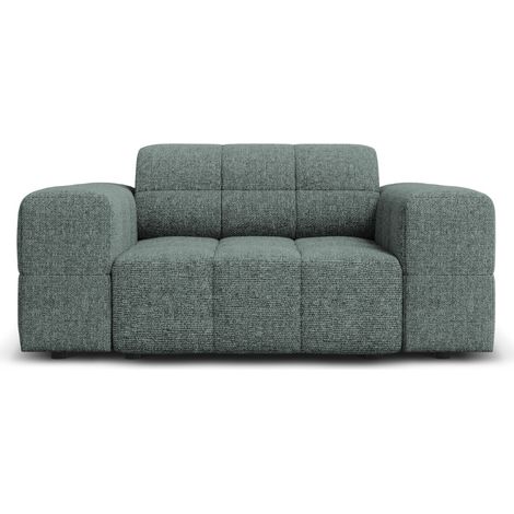 Fauteuil en chenille pétrole (1/5)