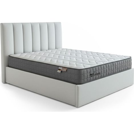 Pack Lit Coffre & Matelas "Dream & Goodream" 140x190cm Argent (1/5)