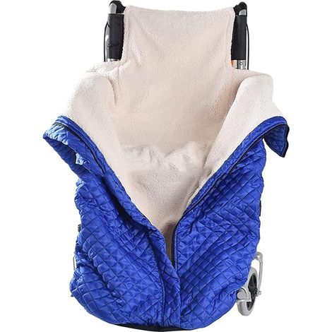 Couverture Jambe Fauteuil Roulant Chaude et Coupe-Vent, Chancelière d'hiver pour Sac Fauteuil Roulant pour Adultes,Couverture Universelle Genou en Peluche épaissie pour Utilisateurs Fauteuils Roulants