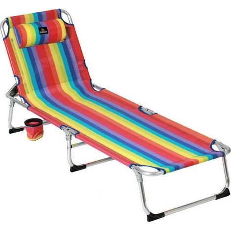 CREVICOSTA QUALITY MARK MARCAS DE CALIDAD Aquarius 2012 Sedia a Sdraio Spiaggia Pieghevole e reclinabile, Alluminio, Pride, MEDIANO (1/2)
