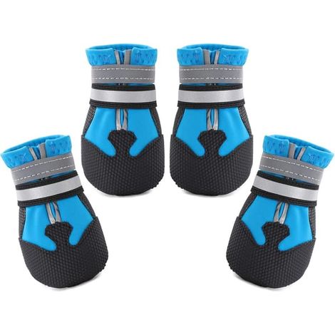 Ces chaussures imperméables pour chiens conviennent aux chiens de taille moyenne à grande, et les protections légères pour les pattes sont idéales pour une utilisation sur des surfaces froides. (1/5)