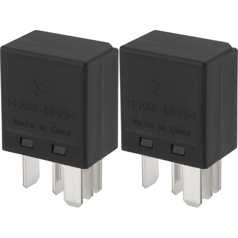 2-Pack 12V/25A 5-Pin Micro Relays V23074-A1001-A403 for Automotive Conversion Switches for Heater Motors, Fans, Pumps, and Headlights (1/5)