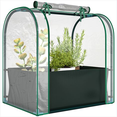 Serre de jardin portable avec sac de plantation acier 68 x 50 x (1/5)