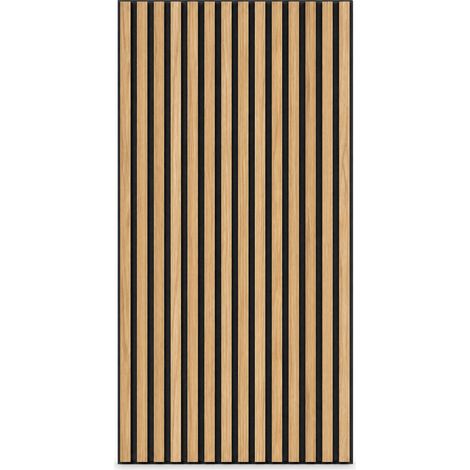 Acoustic Felt Wall Panel Bedroom Wood Décor 60x120 cm (1/5)