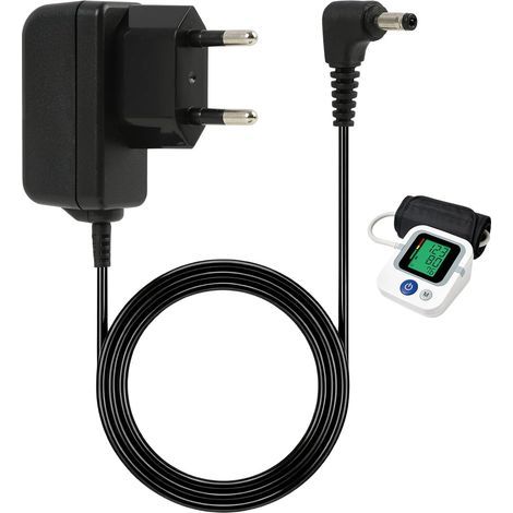 x 6V AC Adapter, 1M Cable, 0.7A Output, For Blood Pressure Monitor and Inhaler, Home Use (1/5)