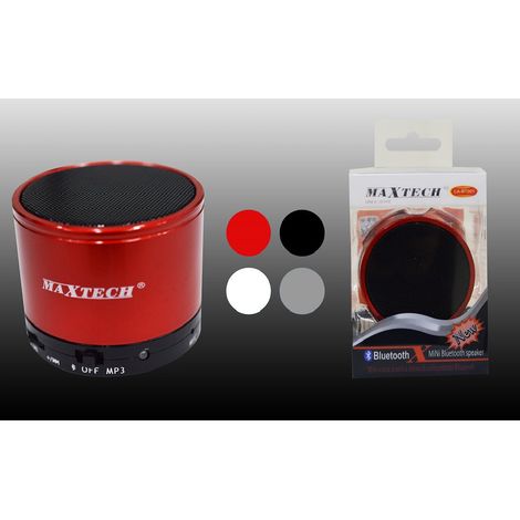TRADE SHOP - Cassa Bluetooth Portatile Speaker Fm Aux Usb Tf Microfono 3w Maxtech Ca-bt001 -