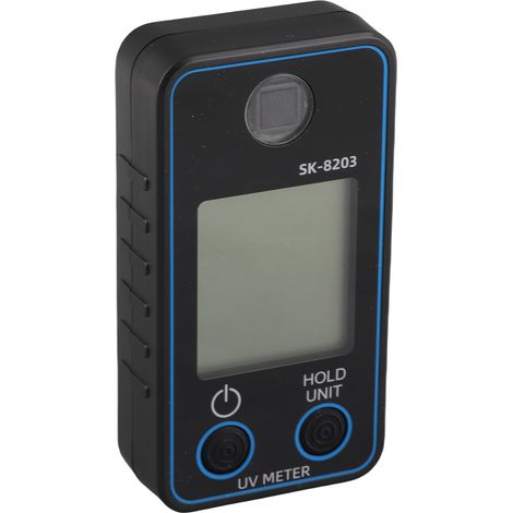 Illuminomètre ultraviolet de haute précision, appareil de mesure d'éclairement portable, écran LCD avec fonction de maintien des données et arrêt automatique. (1/4)