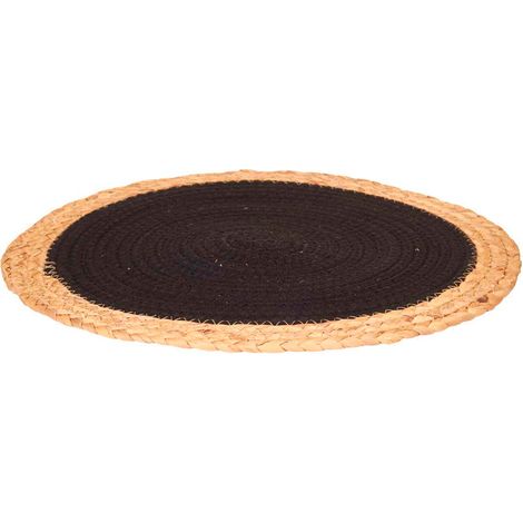 San Ignacio Salvamantel esparto espiral tela negro 3 colección KINVARA