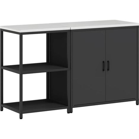 Maison Exclusive - Set di Stoccaggio per Cucina HATTEM 2 pcs Nero