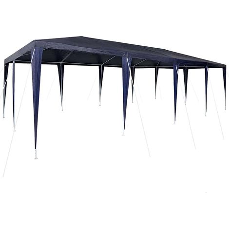 Tente de fête Bleu et Blanc 800 x 400 x 266 cm CFW324629 (1/5)