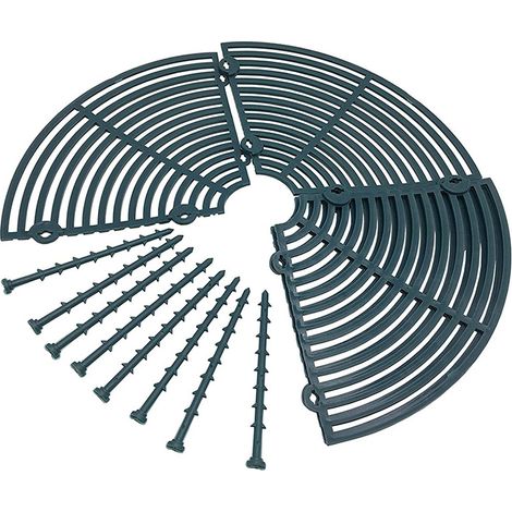 Grille multifonctionnelle pour pots de fleurs, réglable et résistante, idéale pour le jardin, la cour ou le balcon (vert). (1/5)