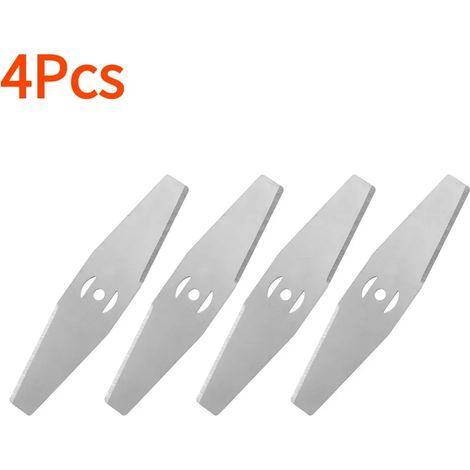 (4 pièces) Lames de coupe-bordures en métal, tête de coupe-bordures, accessoires de rechange, lames de scie, accessoires pour tondeuses à gazon (1/4)