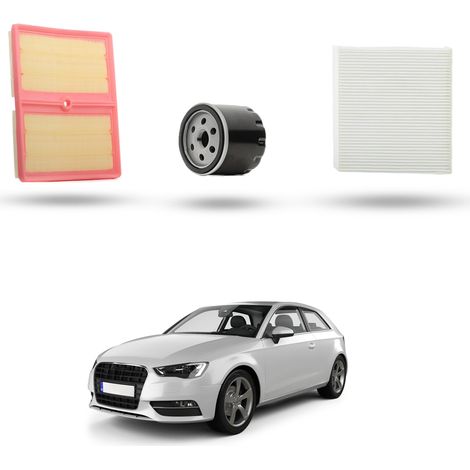 Kit Tagliando 3 filtri compatibile con Audi A3 (8V1,8VK) 1.0 tfsi 85kw dal 2016 (1/4)